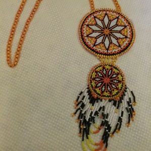 Handmade Native American necklace